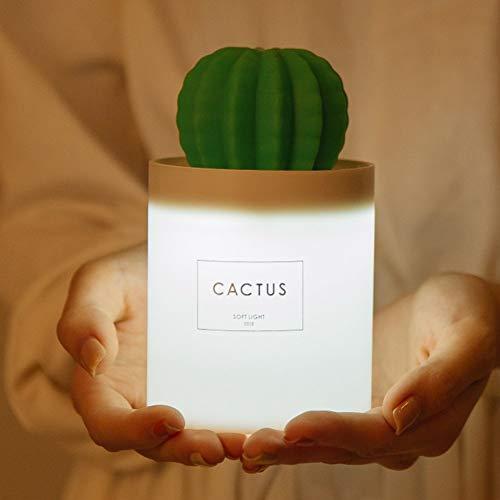 With Night Light Mini Size Cactus Humidifier